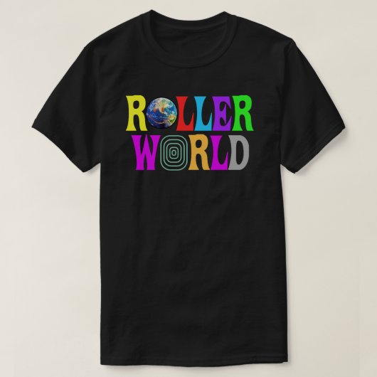 マイブロック – RollerWorld Essential Tシャツ (デザイン正面)