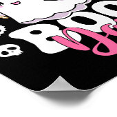 マイブーデイかわいいハロウィーン誕生日幽霊ボーイガール ポスター (角)