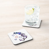 マイプラスチックハートコースターのチェーンを解除 コースター (右側)