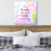 マイプレお気に入りのイス キャンバスプリント (インサイチュ (寝室))