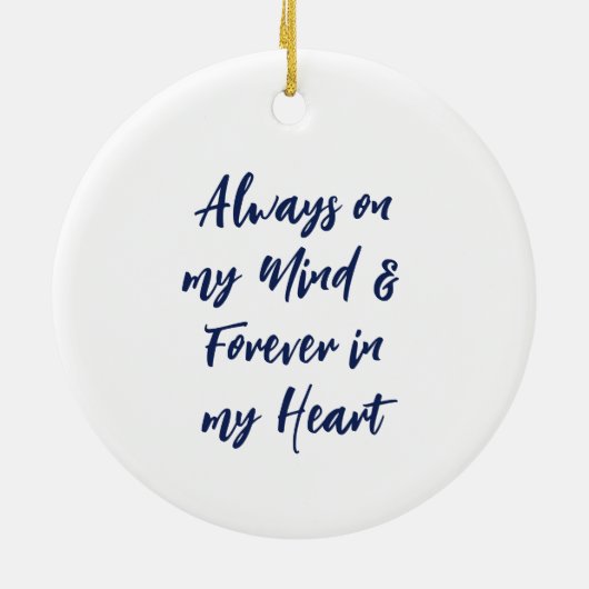 マイヘブンリーヒーローホワイトメモリアルオーナメント(ブルー付) セラミックオーナメント (裏面)