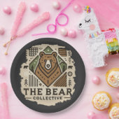 マイベアコレクティブ ペーパープレート (パーティー)