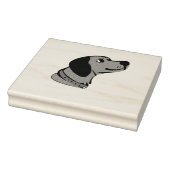 "マイベスティー"手書き文字 | 愛らしい子犬の壁 ラバースタンプ (スタンプ)