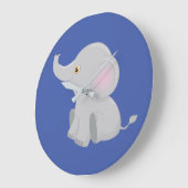 マイベビーエレファント大時計 ラージ壁時計 (傾斜)