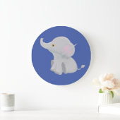 マイベビーエレファント大時計 ラージ壁時計 (ホーム)