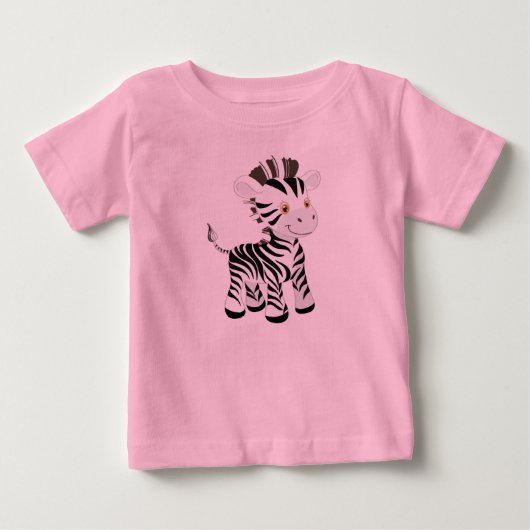 マイベビーゼブラ ベビーTシャツ (正面)