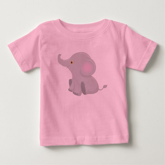マイベビーゾウ ベビーTシャツ (正面)