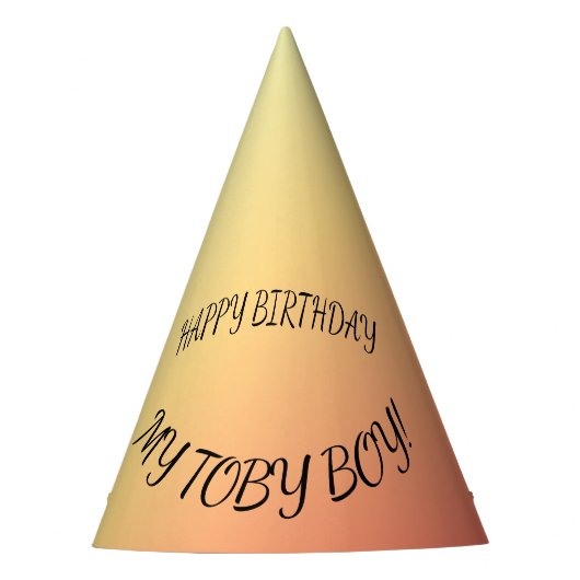 マイベビードッグ誕生日 パーティーハット (正面)