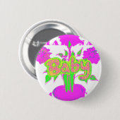 マイベビーハクナマタタ 缶バッジ (正面&裏面)