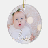 マイベビーフォトカスタム セラミックオーナメント (左)