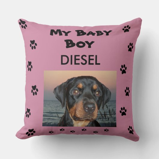 マイベビー犬 クッション (正面)