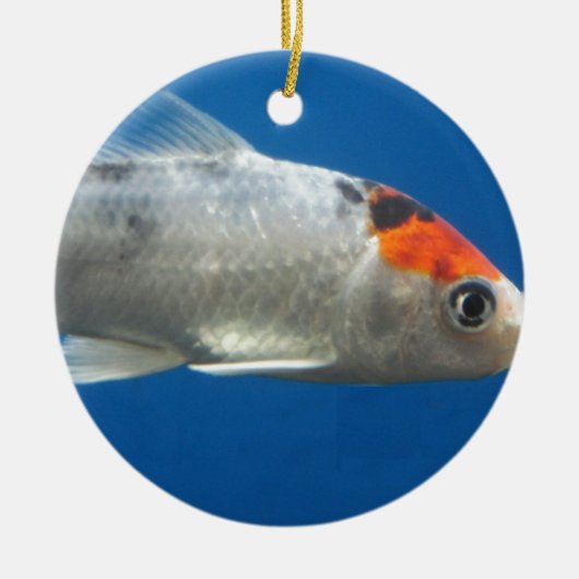 マイペットコイ魚 セラミックオーナメント (正面)