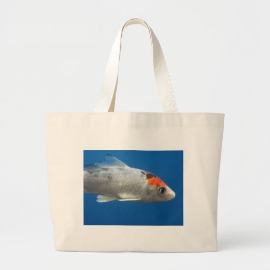 マイペットコイ魚 ラージトートバッグ (正面)