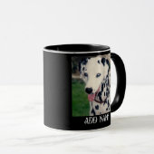 マイペットフレンドカスタムフォトブラック マグカップ (正面右)