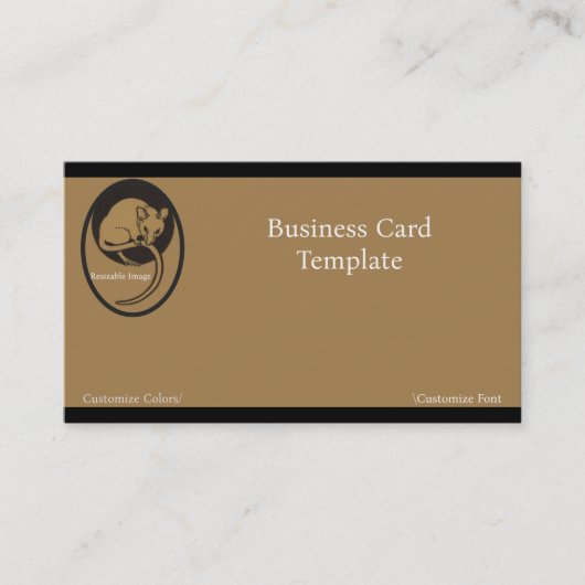 マイペット – アートラットロゴ 名刺 (正面)