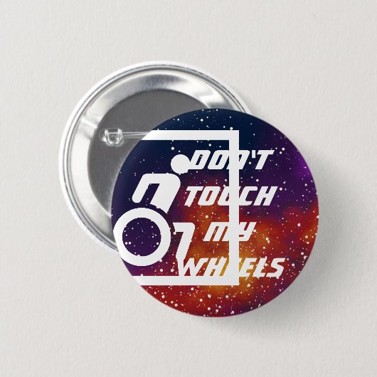 マイホイールをTouchしないカスタマイズできる銀河系ID 缶バッジ (正面&裏面)
