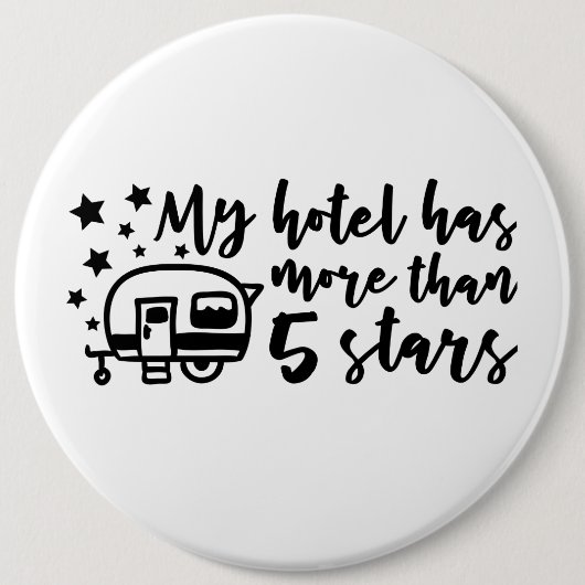 マイホテルは5つ以上のスターボタンを持っている 缶バッジ (正面)