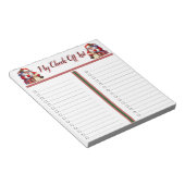 マイホリデーチェックオフリスト ノートパッド (アングル)