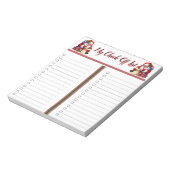 マイホリデーチェックオフリスト ノートパッド (回転)