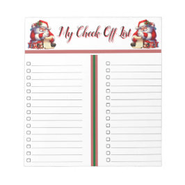 マイホリデーチェックオフリスト ノートパッド