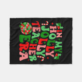 マイホリークリスマスすてき先生エラ先生Vibes C フリースブランケット (正面(横))