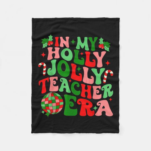 マイホリークリスマスすてき先生エラ先生Vibes C フリースブランケット (正面)