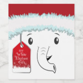 マイホワイトエレファントギフトワインラベル ワインラベル (シングルラベル)