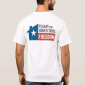 マイホームスクールに踏み込まない – シャツ (裏面)