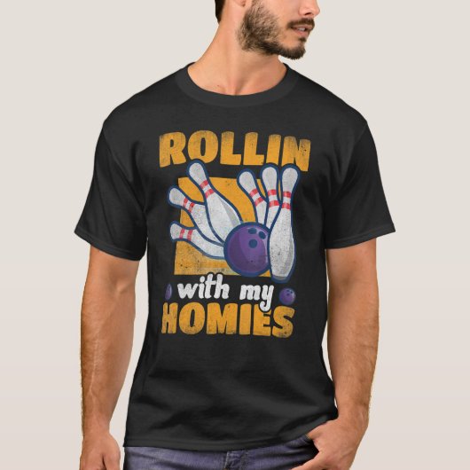 マイホームズレトロボーリング Tシャツ (正面)