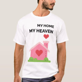 マイホーム マイリビング Tee | 穏やかな暮らしのTシャツ Tシャツ