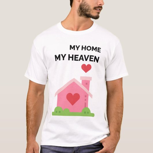マイホーム マイリビング Tee | 穏やかな暮らしのTシャツ Tシャツ (正面)