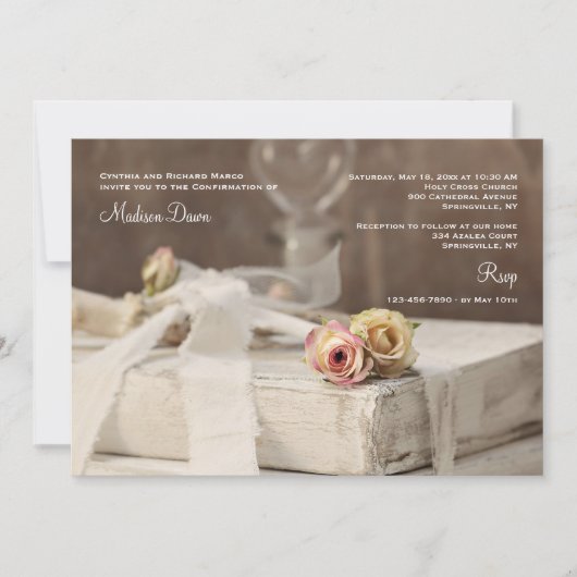 マイホーリーバイブル招待状 招待状 (正面)