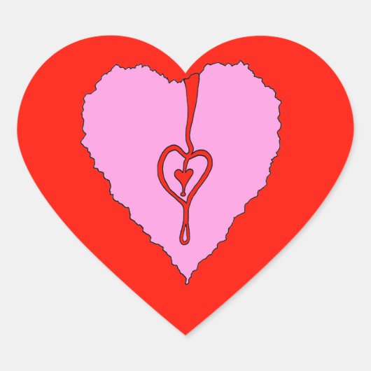 マイホールハート – アートステッカー ハートシール (正面)