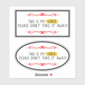 マイボイスAAC シール (シート)