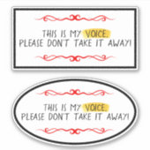 マイボイスAAC シール (正面)