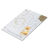 マイポメラニア犬食べレッスンプラン ノートパッド (アングル)