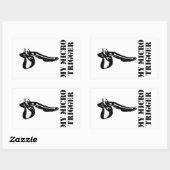 マイマイクロトリガー 長方形シール (シート)