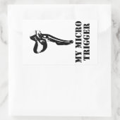 マイマイクロトリガー 長方形シール (バッグ)