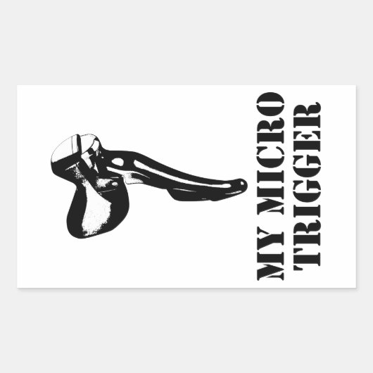マイマイクロトリガー 長方形シール (正面)