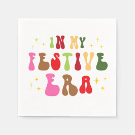 マイマイフェスティバルエラトレンディーホリデークリスマス スタンダードカクテルナプキン