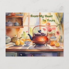 マイマイホームホリデーカードからハートビューティフルホームホリデーカード シーズンポストカード