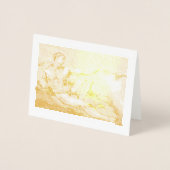 マイマイマイスケッチのミケランジェロのアダム 箔カード (正面)