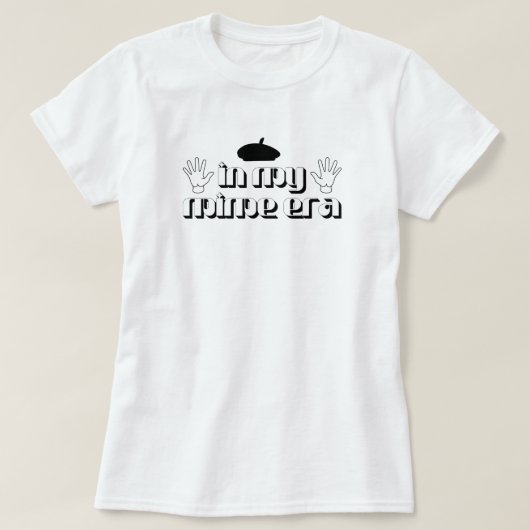 マイマイマイム時代の引用文 Tシャツ (デザイン正面)