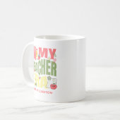 マイマイ先生時代新学期マグ コーヒーマグカップ (正面左)