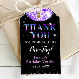 マイマイ誕生日エラパープルディスコ誕生日 ギフトタグ