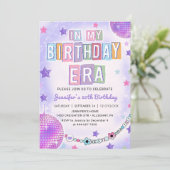 マイマイ誕生日エラパープルディスコ誕生日 招待状 (スタンド正面)