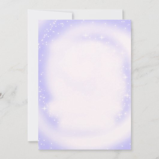 マイマイ誕生日エラパープル誕生日招待状 招待状 (裏面)