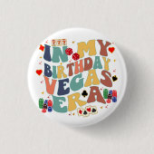 マイマイ誕生日ベガスエラバケーションパーティー旅行 缶バッジ (正面)