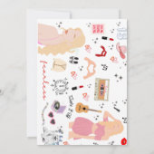 マイマイ誕生日時代誕生日招待状 招待状 (裏面)