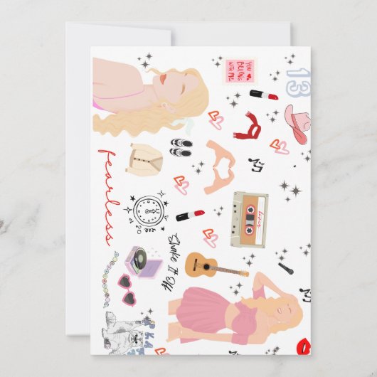 マイマイ誕生日時代誕生日招待状 招待状 (裏面)